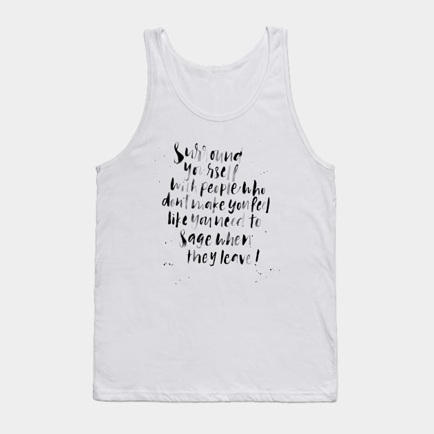 People Tank Top by lifeidesign